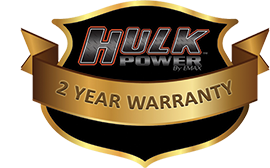 Two Year Warranty on Hulk Portable Air Compressors